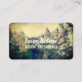 山松木自然景観写真 名刺 (正面)