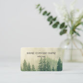 山松樹ビジネスカスタムカード写真アート 名刺 (スタンド正面)