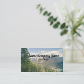 山松樹ビジネスカスタムカード写真アート 名刺 (スタンド正面)