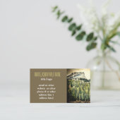 山松樹ビジネスカスタムカード写真アート 名刺 (スタンド正面)