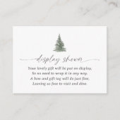 山松表示シャワー エンクロージャーカード (正面)