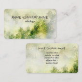 山松霧自然写真 名刺 (正面/裏面)