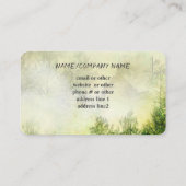 山松霧自然写真 名刺 (裏面)