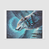 山林に入り雨雲を遊歩道で鳴らす 薄葉紙 (正面)