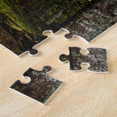 山林の木々を照らす太陽 ジグソーパズル (側面)