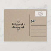 山林の森の木々は日付を保存 案内ポストカード (裏面)