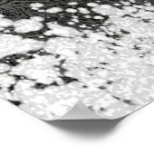 山林の白冬馬 ポスター (角)