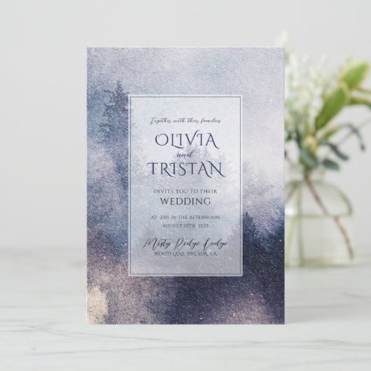 山林の霧に魅了さ結婚れた 招待状 (スタンド正面)