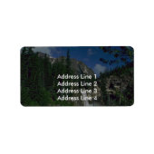 山林の面積 ラベル (正面)