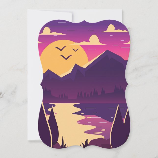 山林の風景 (正面)