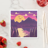 山林の風景 スタンダードランチョンナプキン (インサイチュ)