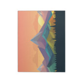 山林の風景 ノートパッド (回転)