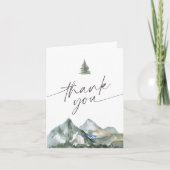 山林ベビーシャワー サンキューカード (正面)