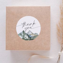 山林ベビーシャワー ラウンドシール