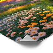 山林小屋アート ポスター (角)