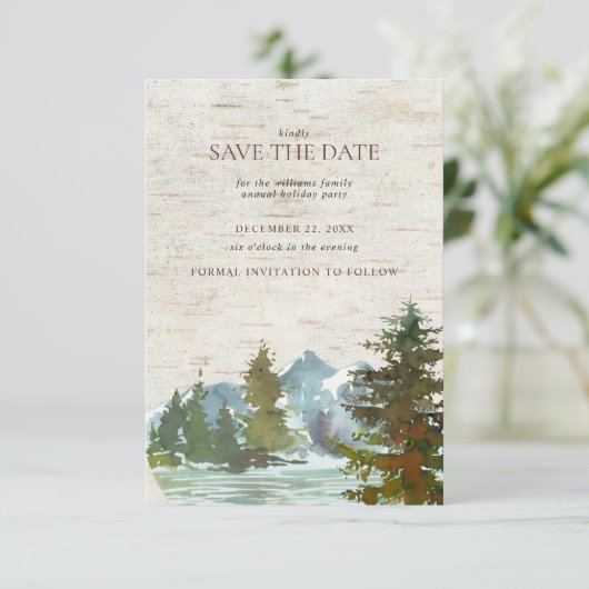 山林素朴のクリスマスの保存日 セーブザデート (スタンド正面)