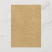 山林素朴松の木の結婚詳細 エンクロージャーカード (裏面)