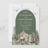 山林結婚林 招待状 (正面)
