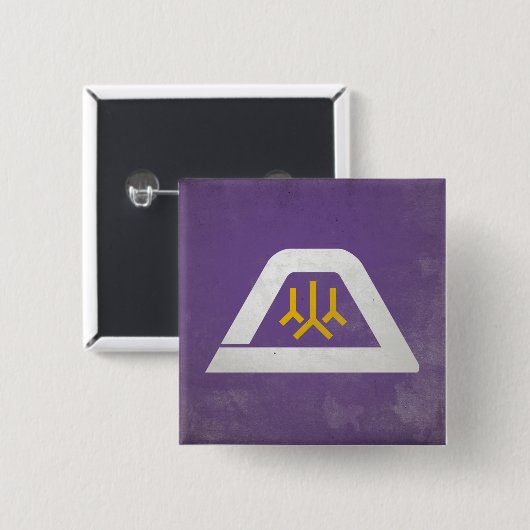 山梨県 缶バッジ (正面&裏面)