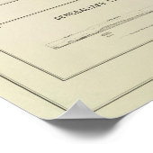 山構造セクション、変位図 ポスター (角)