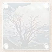 山樹 ガラスコースター (裏面)