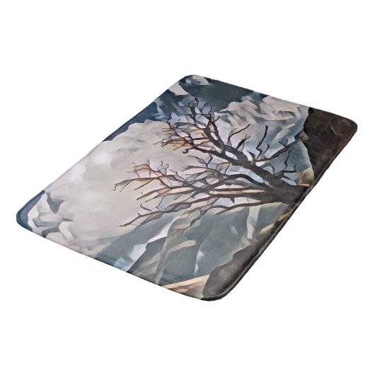 山樹 バスマット (アングル)