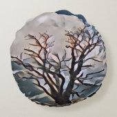 山樹 ラウンドクッション (裏面)