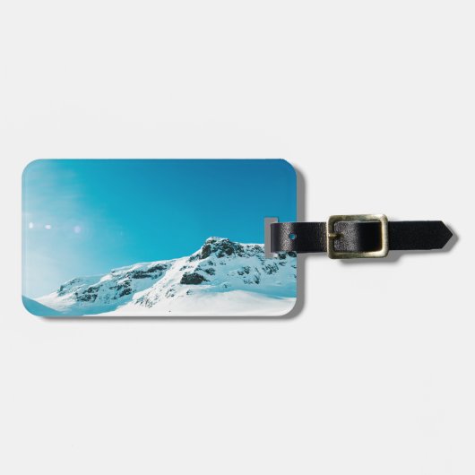 山歩く ラゲッジタグ (正面横)