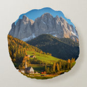 山水を持つ教会·村 ラウンドクッション (裏面)