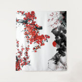 山水タ日本のペストリ タペストリー (正面)