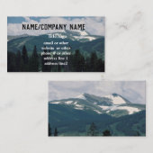 山水ビジネスカスタムカード写真アート 名刺 (正面/裏面)