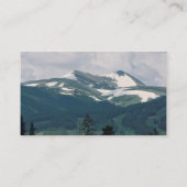 山水ビジネスカスタムカード写真アート 名刺 (裏面)