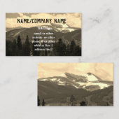 山水ビジネスカスタムカード写真アート 名刺 (正面/裏面)