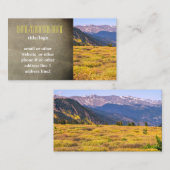 山水ビジネスカスタムカード写真アート 名刺 (正面/裏面)