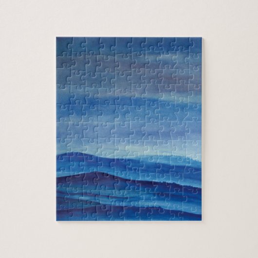 山水彩写真パズルとギフトボックス ジグソーパズル (縦)