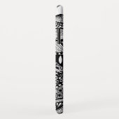 山水抽象芸術白黒ドールアート Case-Mate iPhoneケース (裏面/右)