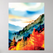 山水秋インスパイア ポスター (正面)