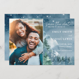 山水素朴色ダークダスキーブルー セーブザデート