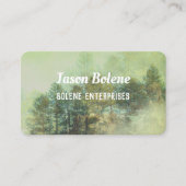 山水自然写真芸術家松林 名刺 (正面)