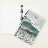 山水色スパイラルノート | 5.5x8.5 ノートブック (内側)