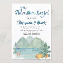 山水色素朴アドベンチャーベビーシャワー