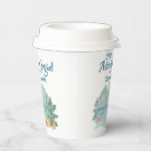 山水色素朴アドベンチャーベビーシャワー 紙コップ (右)