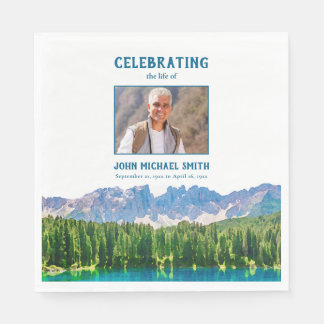 山水葬儀写真追悼会 スタンダードランチョンナプキン