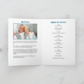 山水葬儀写真追悼会 プログラム (内部)