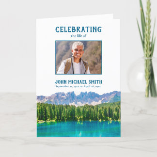 山水葬儀写真追悼会 プログラム