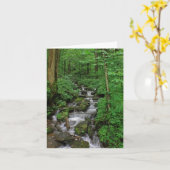 山流 カード (黄色い花)