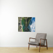 山湖にいる人 タペストリー (インサイチュ(横))