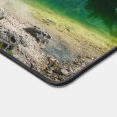 山湖にいる人 デスクマット (コーナー)