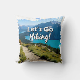 山湖ハイキングしよう クッション
