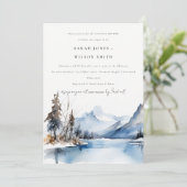 山湖冬雪风景情侣淋浴 招待状 (スタンド正面)